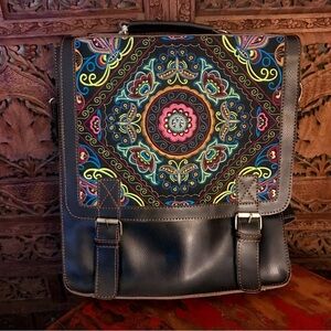HP🌹 Mandala Embroidered Book Bag